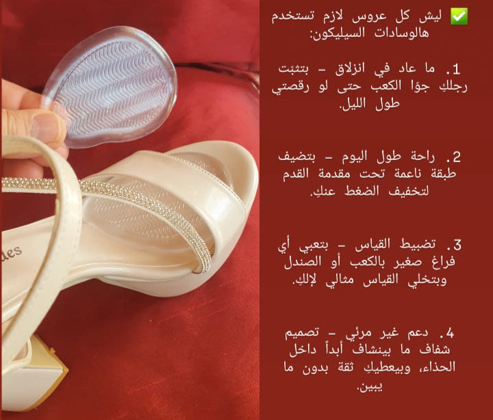 SGP Silicone Gel Pads in Shoes Inserts