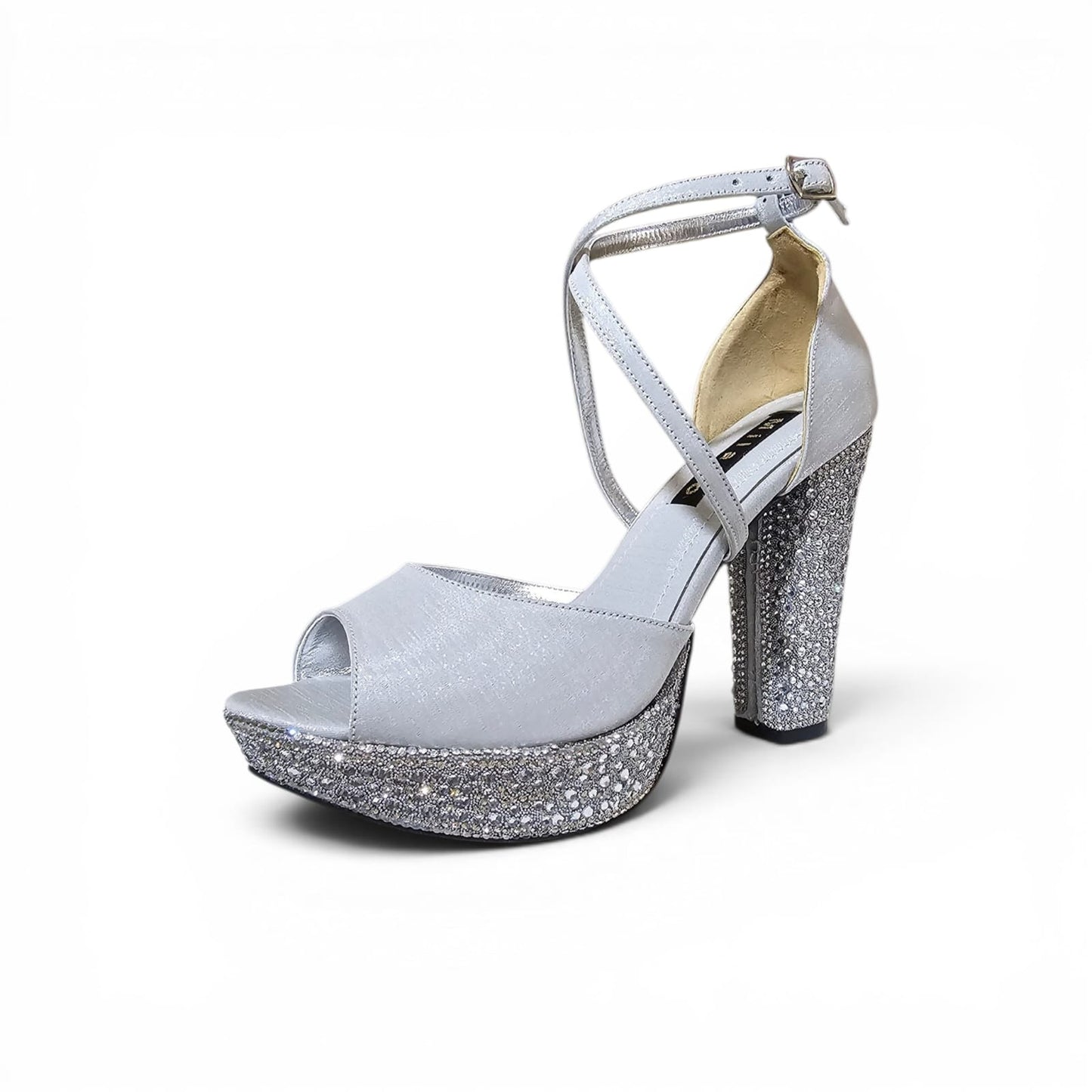 11 Satin Silver Heel beirut Lebanon
