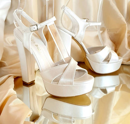 14 cm Pearl White Bridal Heels Wedding shoes in Beirut Lebanon