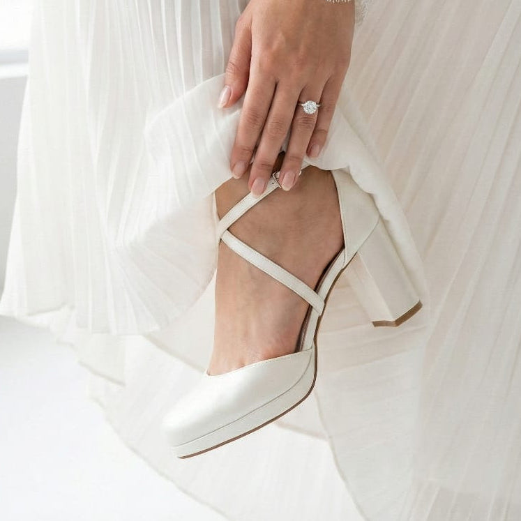 8 cm Bridal Block Heel Lebanon