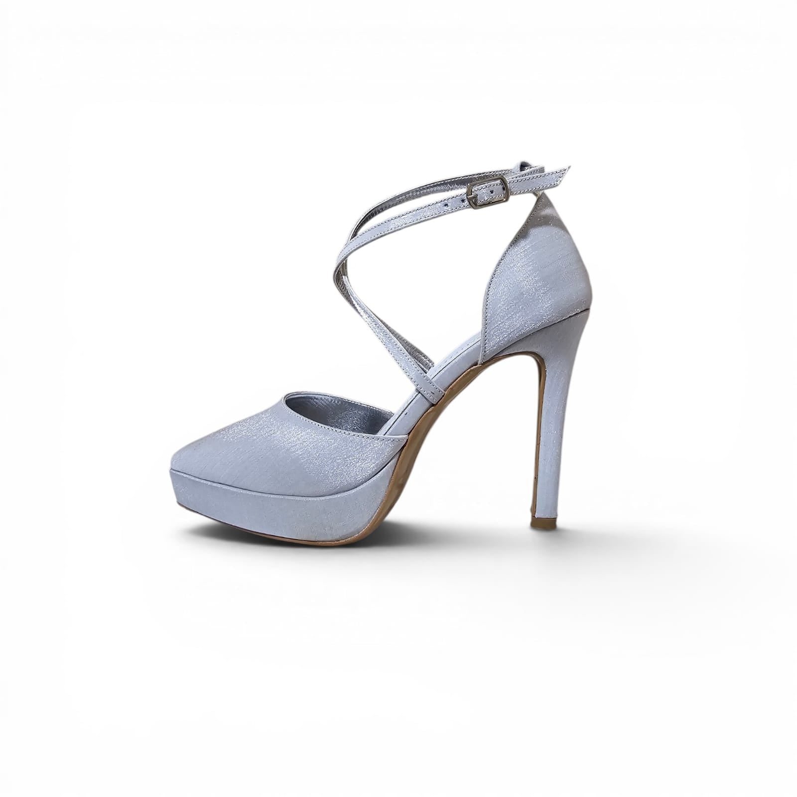 Comfy 11–12 cm Silver Platform high Heels Shoes Beirut  
