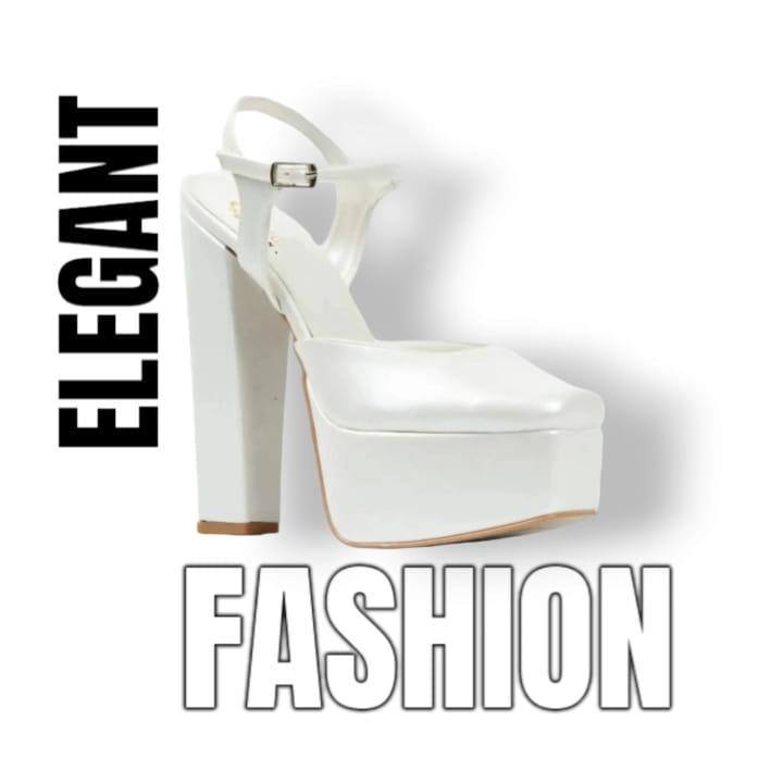 Discover the perfect bridal heels in Lebanon 15-16 cm heel, double Semele, and secure ankle strap, these pearl white heels offer comfort and elegance. shop now!