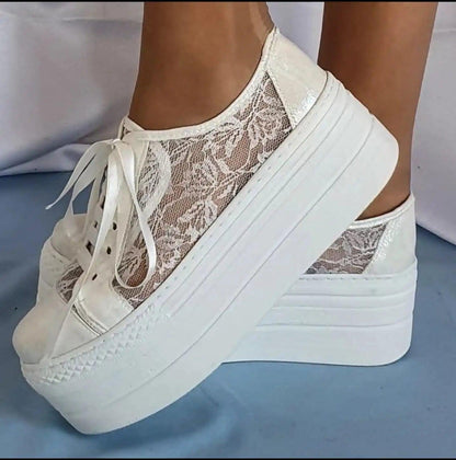 Wedding White Lace Bridal Platform Double Semelle Sneakers Beirut Lebanon the perfect blend of comfort, style, and sophistication. Designed for modern brides. 
sneakers bridal wedding beirut lebanon
bridal sneakers beirut
wedding sneakers lebanon
bride sneakers white beirut
bridal platform sneakers lebanon
comfortable wedding sneakers beirut
lace sneakers bridal beirut
