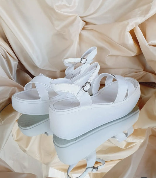 White Bridal Sandals 7cm - Lebanon