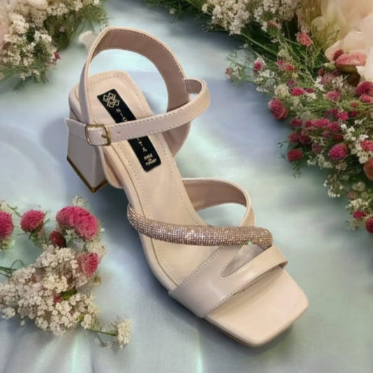 7-8cm Elegant nude sandals  Beirut Lebanon
