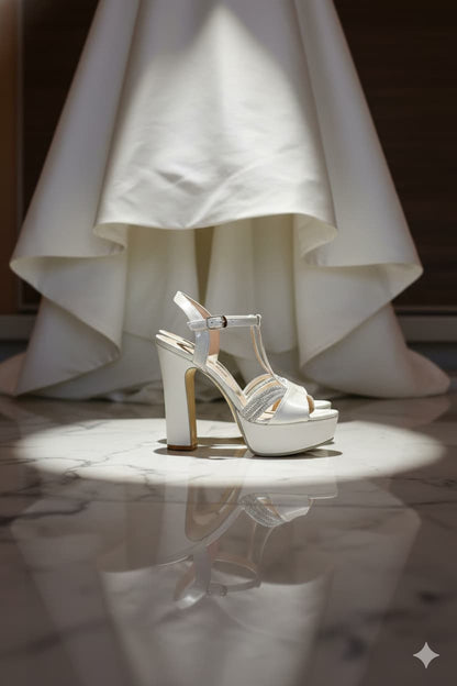 12-13 cm Metallic Silver Double Semelle Sandals Lebanon TS-3