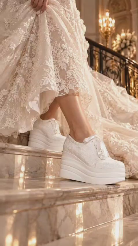 10 cm Bridal Sneakers Platform Rock in Lebanon