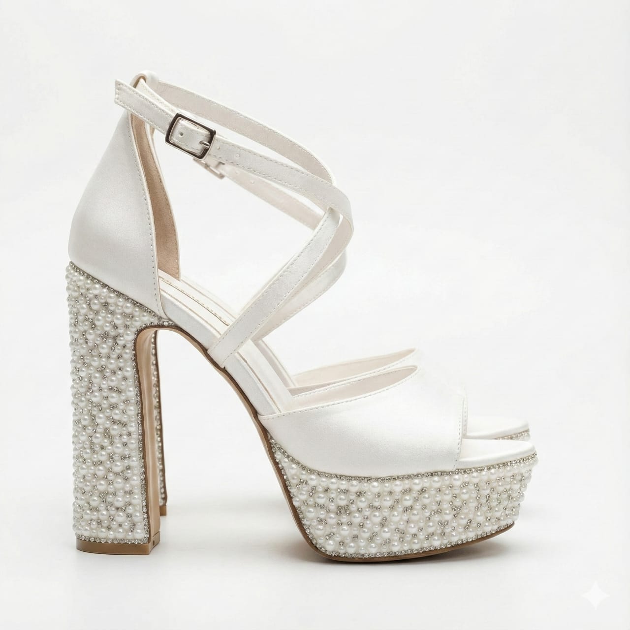 Bridal shoes from White Lily Brides available for home try-on service across Lebanon.